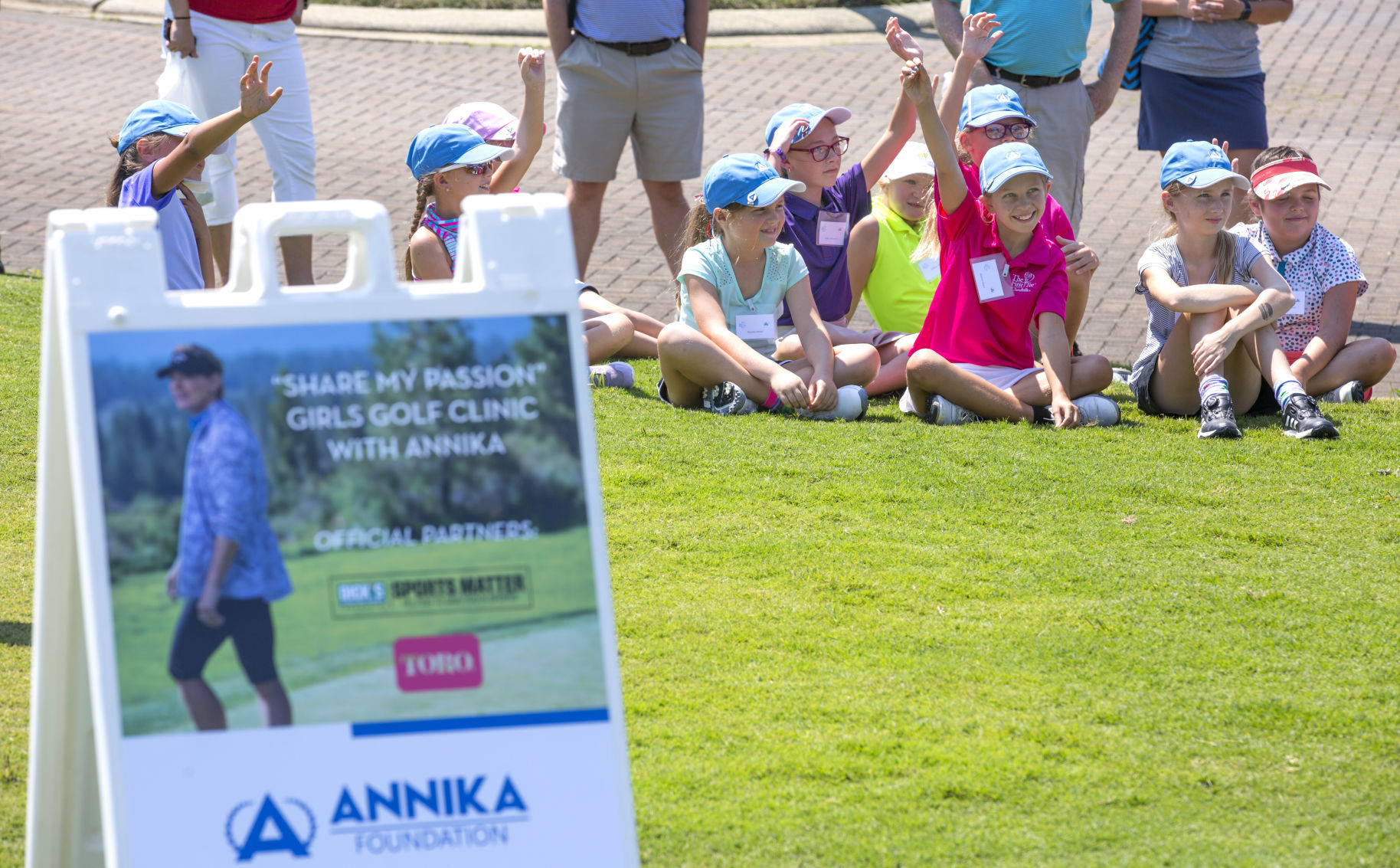 Anikka Sorenstam golf clinic